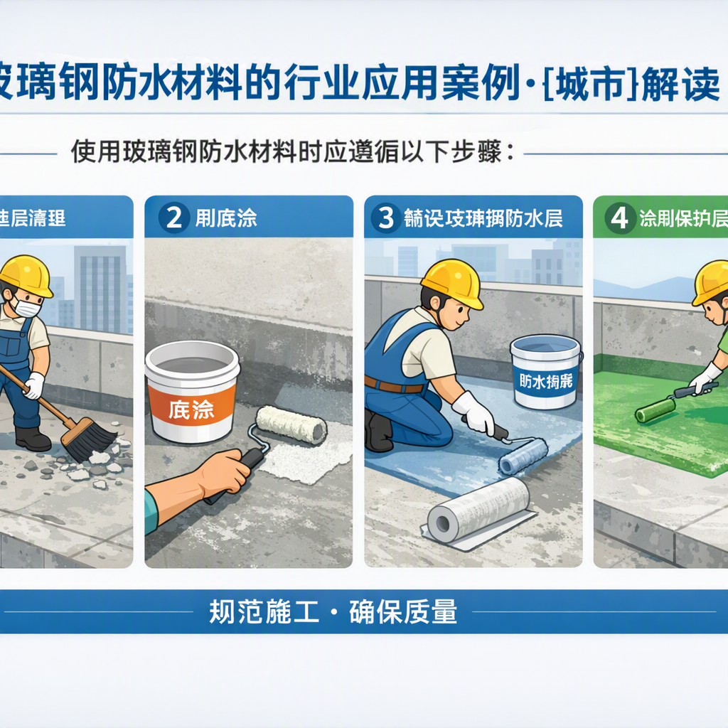 玻璃钢防水材料的行业应用案例,图木舒克解读