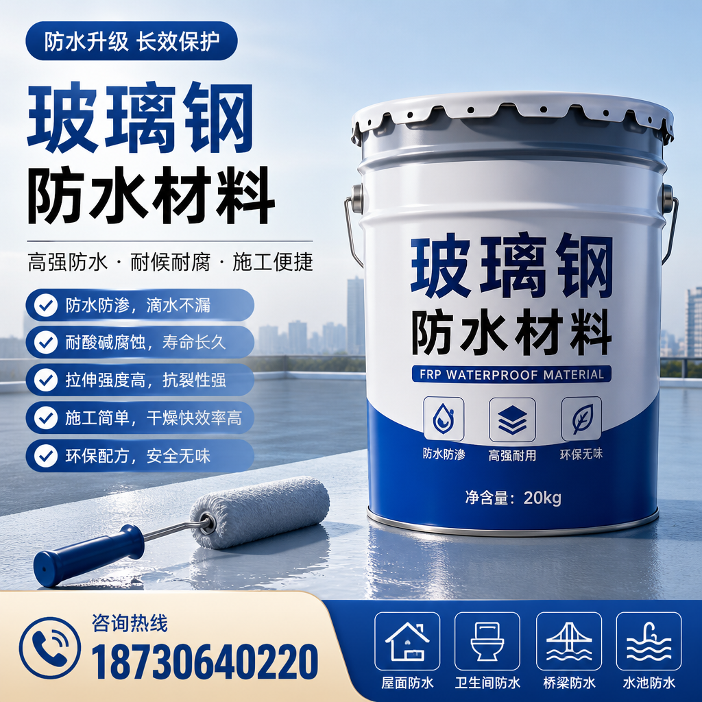 专家解析:玻璃钢防水材料的市场前景分析在 图木舒克